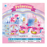 Princess Doll Car Toy with Lights & Music – Pink Fairy Car for Girls (3+)